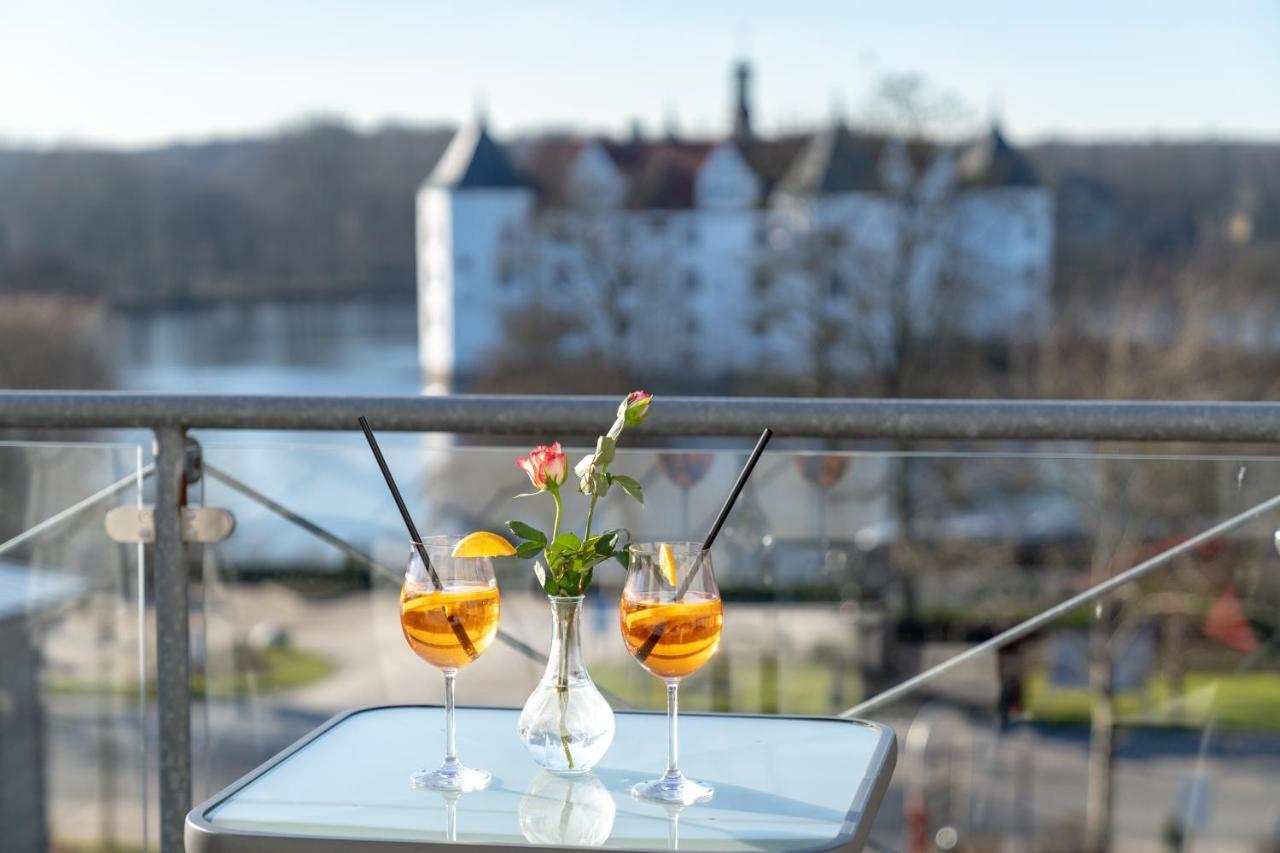 Hotel Am Wasserschloss Gluecksburg Luaran gambar